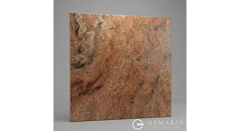 Rosewood Granite Leathered finish