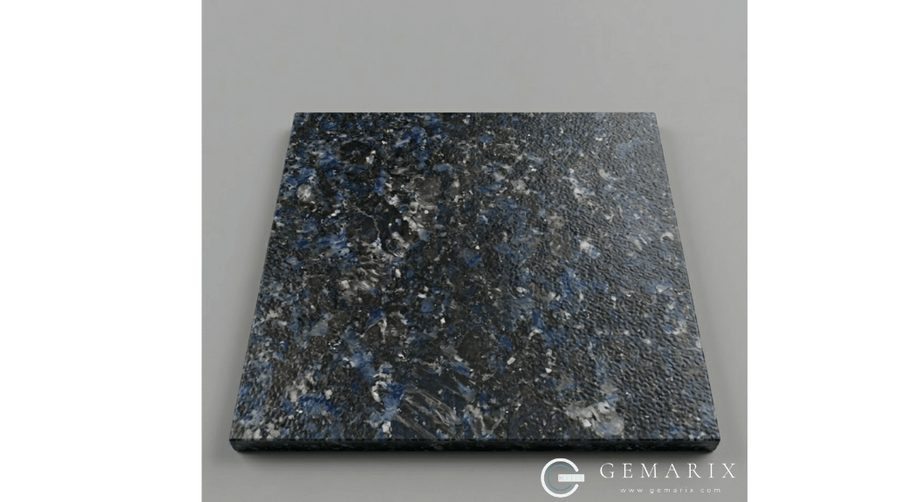 Sapphire Blue Granite Leathered finish