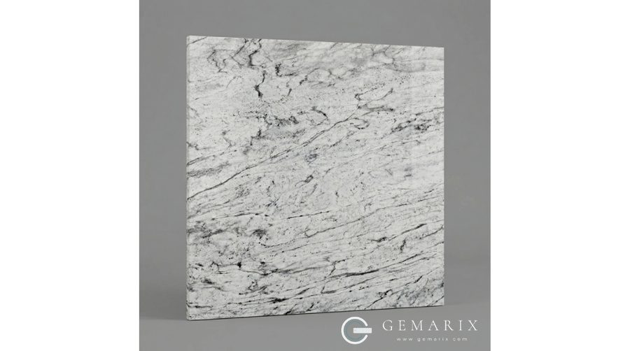 Thunder White Granite Honed finish