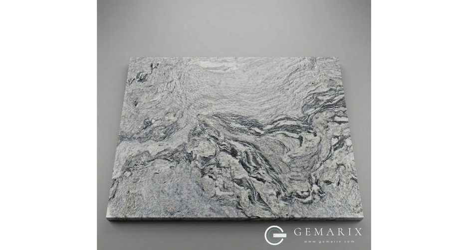 Viscount White Granite Leathered finish
