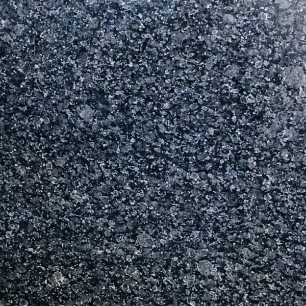 Crystal Blue Granite slab &mdash; pale blue-grey with pronounced crystalline sparkle and quartz inclusions