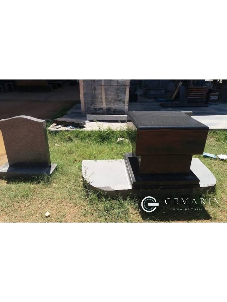 Granite Headstone Pedestal Group