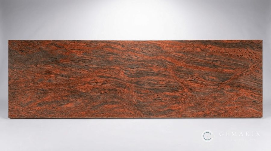 Red Multi Granite Cutter Slabs
